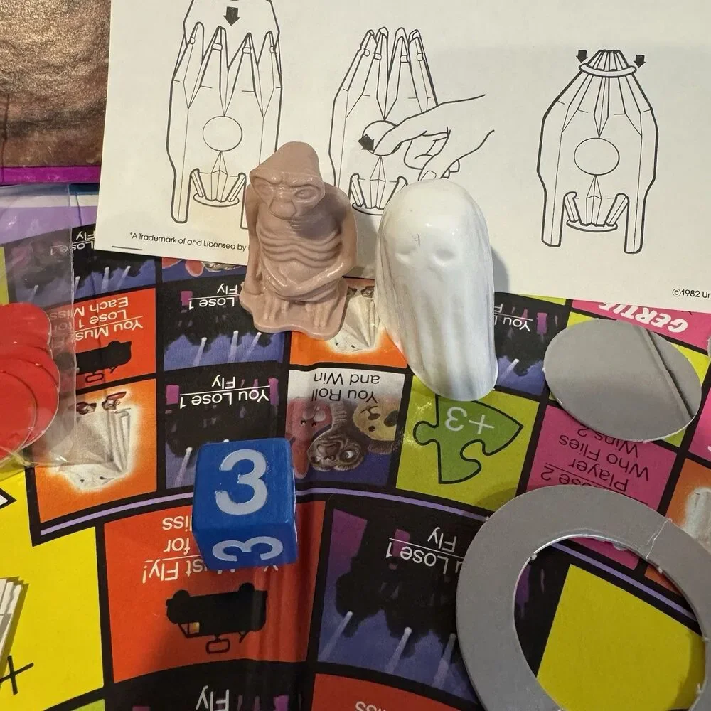 Vintage 1982 E.T. The Extra-Terrestrial Board Game Parker Brothers Complete